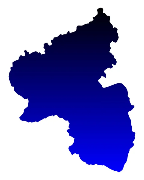 Карта Рейнланд Пфальц — стоковий вектор
