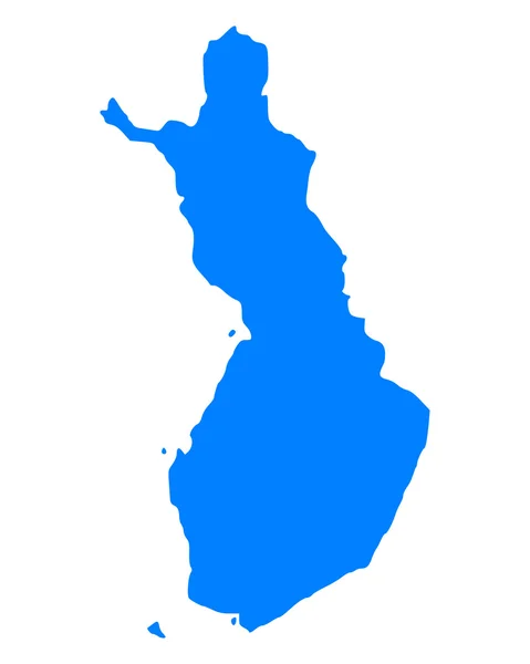 핀란드 지도 — 스톡 벡터