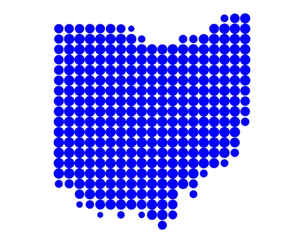 Map of Ohio — Stock Vector