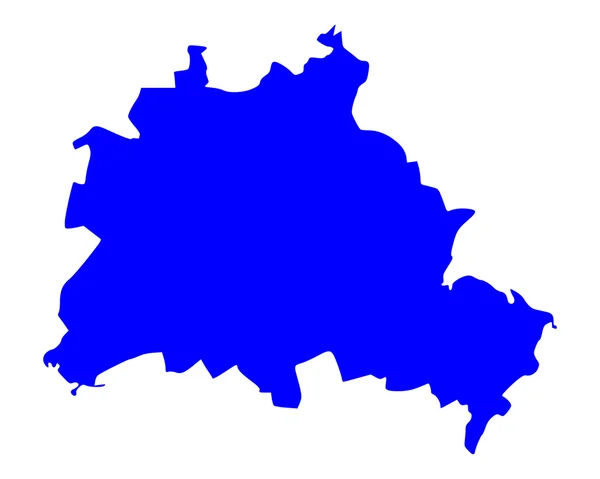 Mapa Berlína — Stockový vektor