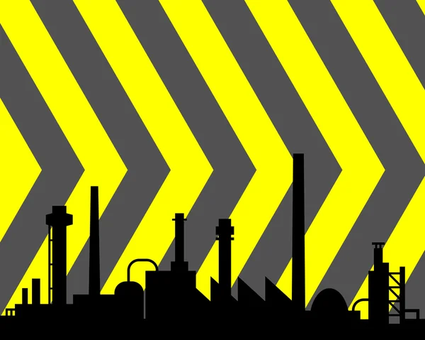 Industrieller Hintergrund — Stockvektor