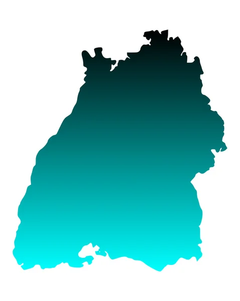 stock vector Map of Baden-Wuerttemberg