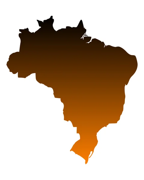 Mapa do Brasil —  Vetores de Stock