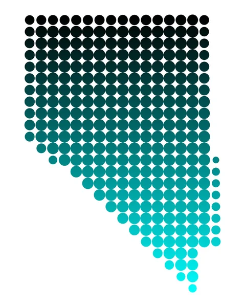La carte de Nevada — Image vectorielle