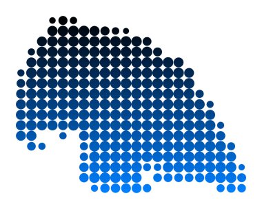 Map of Fehmarn clipart