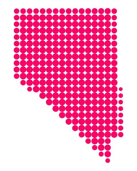 stock vector Map of Nevada