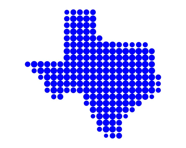 La carte de Texas — Image vectorielle