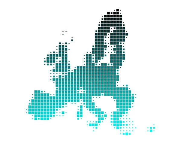 Mapa Unii Europejskiej — Wektor stockowy