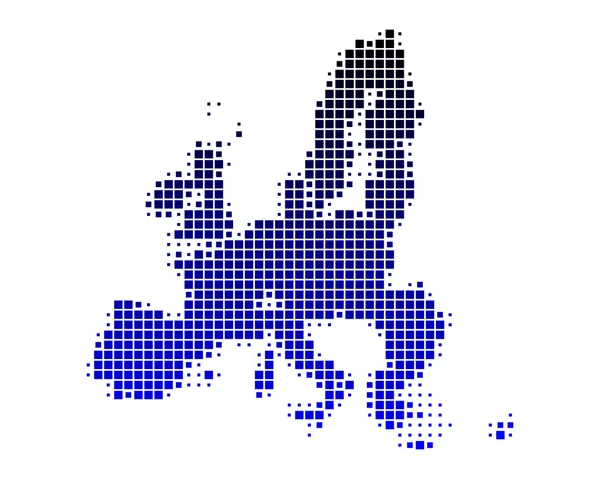 Mapa da União Europeia — Vetor de Stock