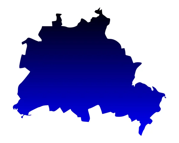 Карта Берлина — стоковый вектор