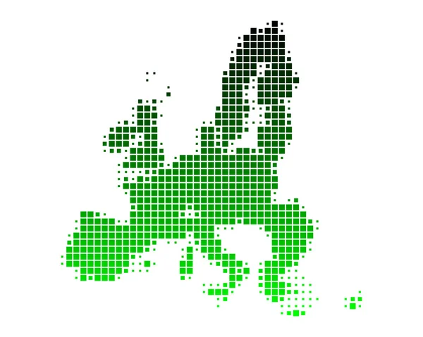 Mapa de la Unión Europea — Vector de stock