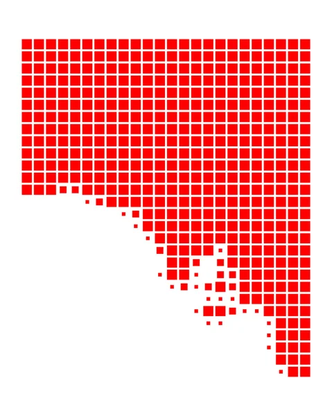 Stock vector Map of South Australia