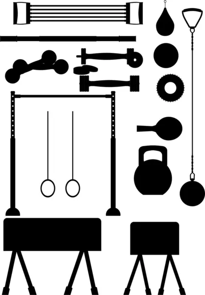 Équipement de sport (circuit ). — Image vectorielle