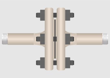 4.Type connection pipe. clipart