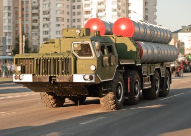 Anti-aircraft missile system of medium-range S-300 clipart