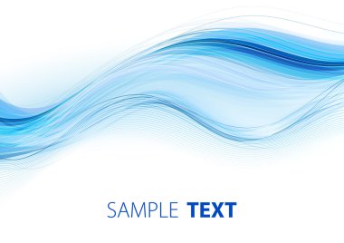 Blue waves clipart