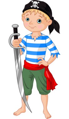 Pirate boy clipart