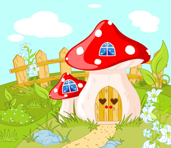 Maison de Gnome — Image vectorielle