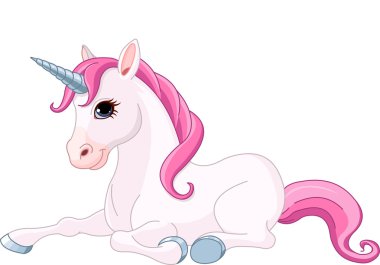 Adorable Unicorn clipart