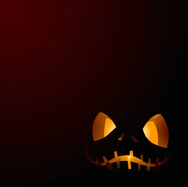 Zucca di Halloween — Vettoriale Stock