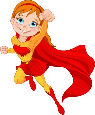 Super Girl clipart