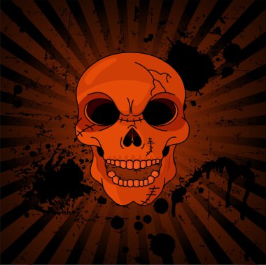 Evil Skull clipart