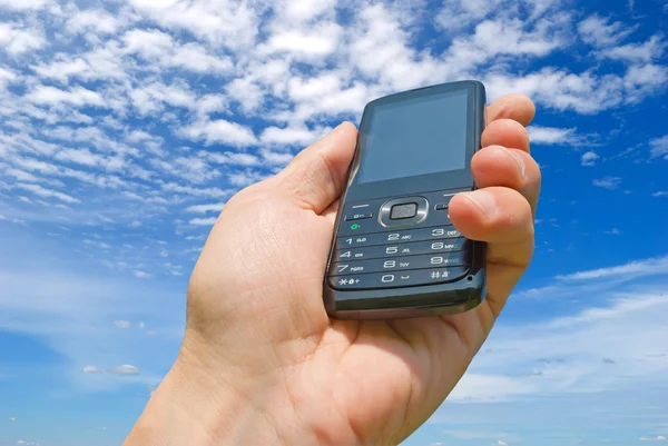Telefones celulares, oferta, demanda e serviço . — Fotografia de Stock