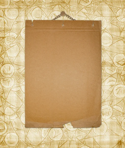 Grunge design de papel no estilo scrapbooking no backgr abstrato — Fotografia de Stock