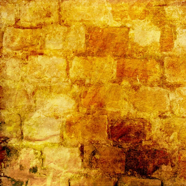 Na tle starych murów ślady dawnego migh — Zdjęcie stockowe