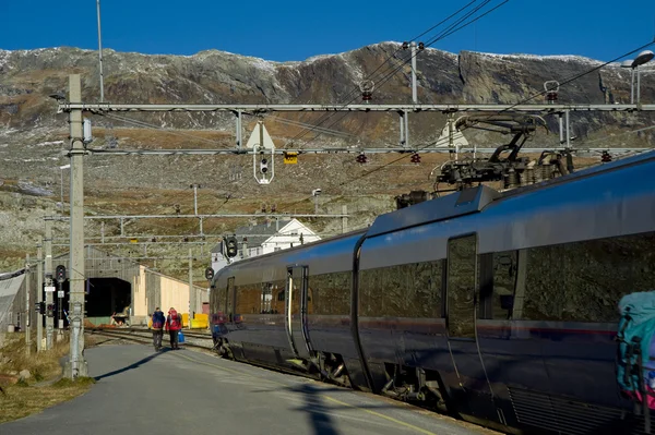 Норвегія залізниця — стокове фото