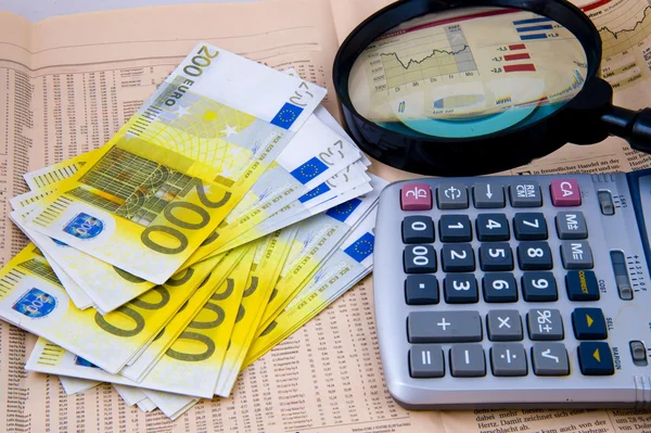 stock image Euros rate