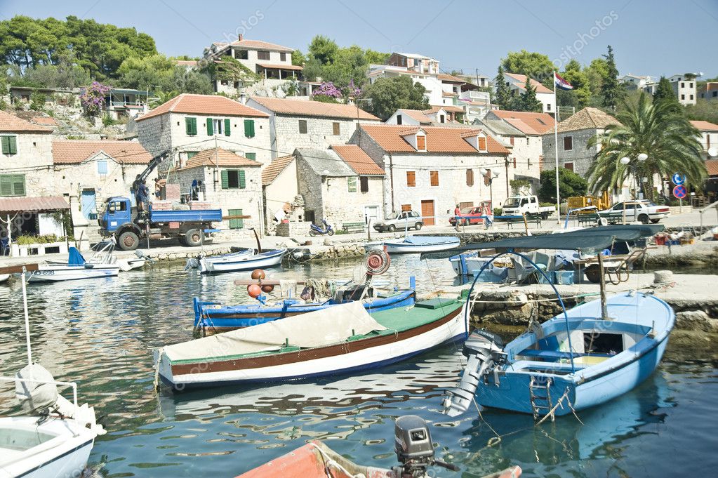 Boats in Adriatic sea