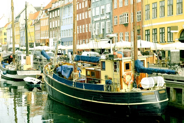 Нихавн в Копенгагене — стоковое фото