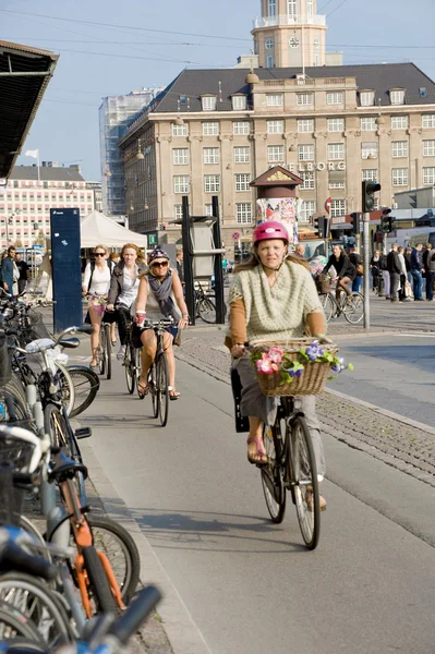 Kopenhag Bisiklet — Stok fotoğraf