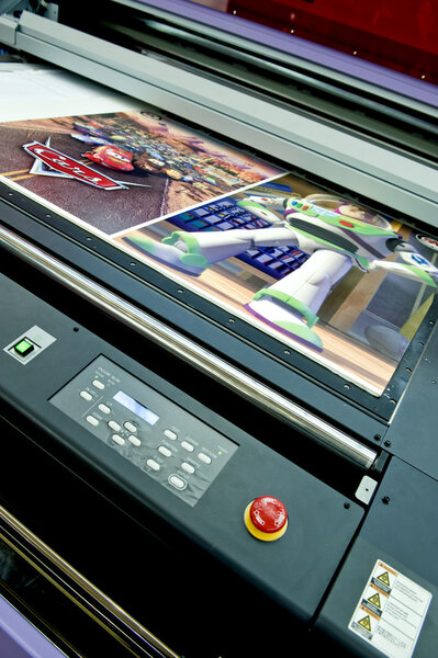Plotter de impresión — Foto de Stock
