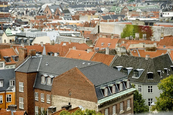 Kopenhagen daken — Stockfoto