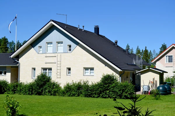 斯堪的纳维亚私人住宅 — 图库照片