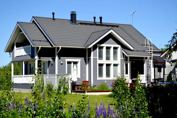 Scandinavo casa privata — Foto Stock