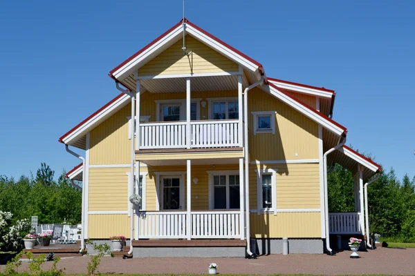 Skandinávský dům — Stock fotografie