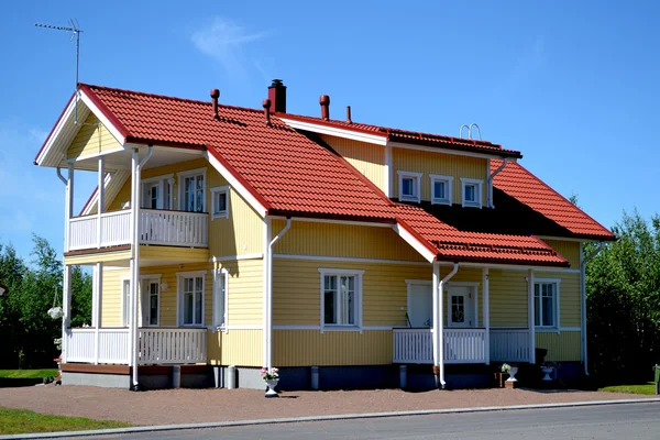 Скандинавский частный дом — стоковое фото