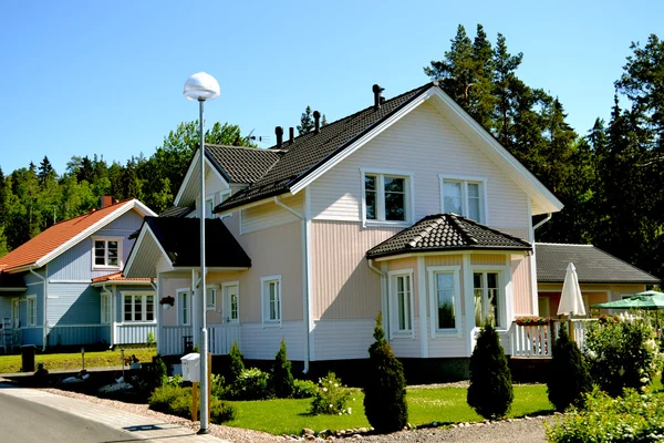 Скандинавский частный дом — стоковое фото