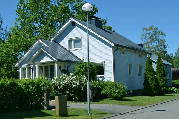 Skandynawskie Dom prywatny — Zdjęcie stockowe