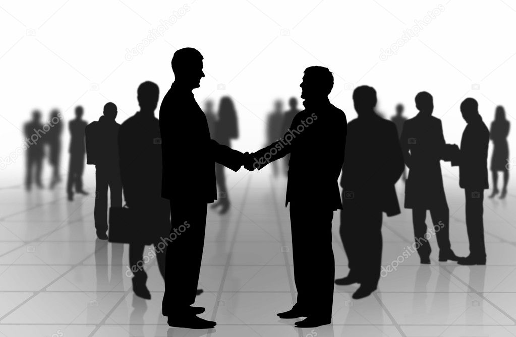 Business meeting. Business shaking hands
