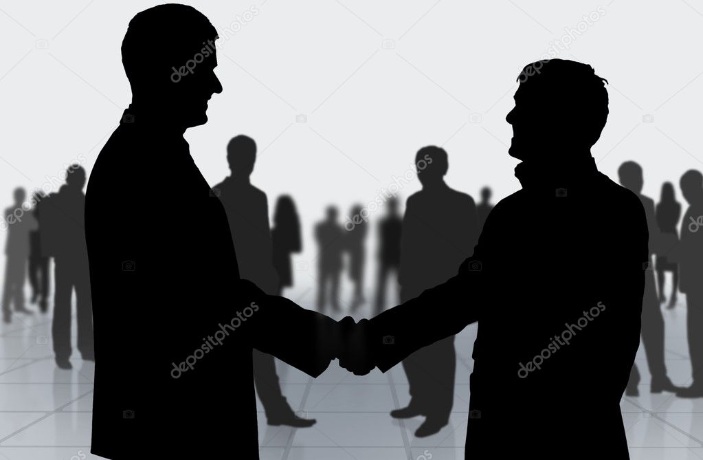 Business meeting. Business shaking hands