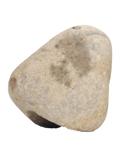 Stein isoliert auf weißem Hintergrund — Stockfoto