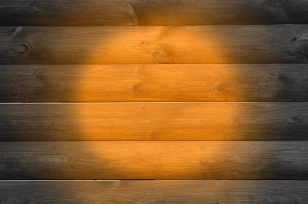 Деревянный фон с прожектором — стоковое фото