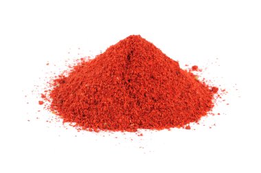 Ground Paprika Isolated on White Background clipart