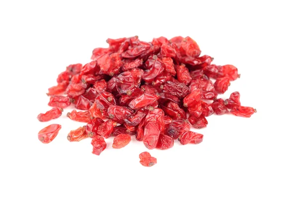 Dried Barberry Berries Isolated on White Background — Stock Photo, Image