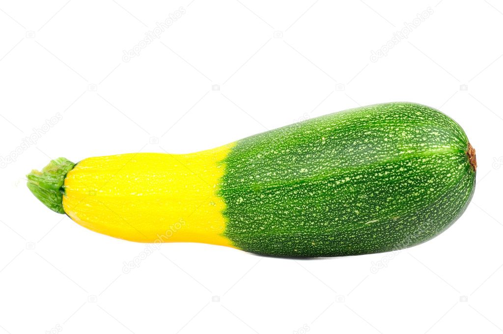 Hybrid Green and Golden Zucchini