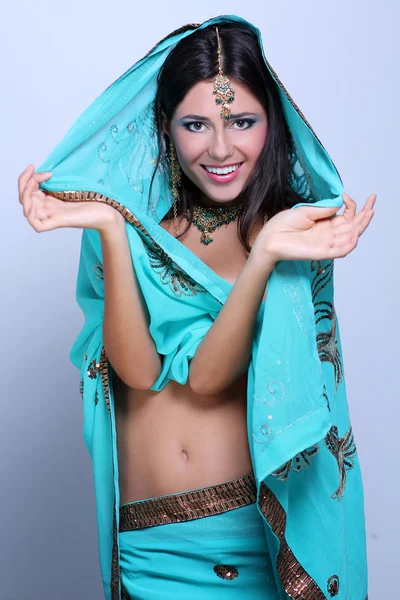 Indiska sari — Stockfoto